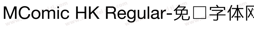 MComic HK Regular字体转换